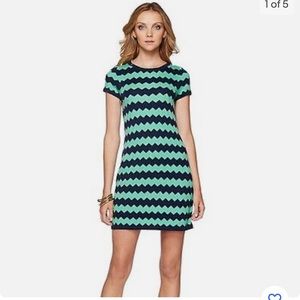 LILLY PULITZER ‎ Sweater Shift Dress, TRUE NAVY, Shore Stripe